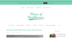 Desktop Screenshot of houseofhawthornes.com